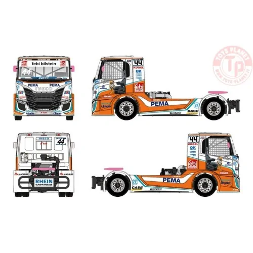 Iveco S-Way (resin) Race Truck Halm TEKNO 83202 TEKNO