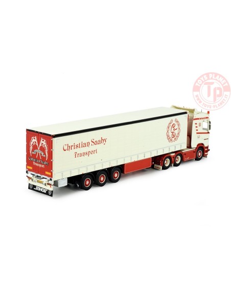 Scania Next Gen S-serie 6x2 met schuifzeilentrailer Christian Saaby TEKNO 85096 TEKNO Scania Next Gen S-serie 6x2 met schuifzeilentrailer Christian Saaby TEKNO 85096 TEKNO