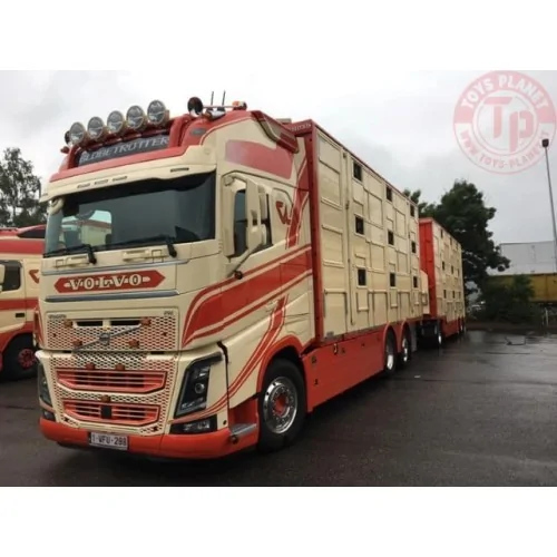 Volvo FH04 Globetrotter XL con allestimento Pezzaioli Trasporto Bestiame Vanlommel TEKNO 81411 TEKNO