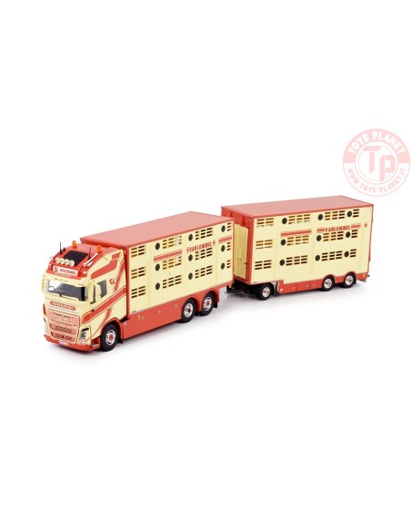 Volvo FH04 Globetrotter XL con allestimento Pezzaioli Trasporto Bestiame Vanlommel TEKNO 81411 TEKNO