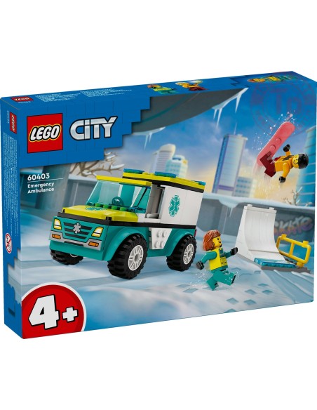 Ambulanza di emergenza e snowboarder LEGO CITY 60403 LEGO