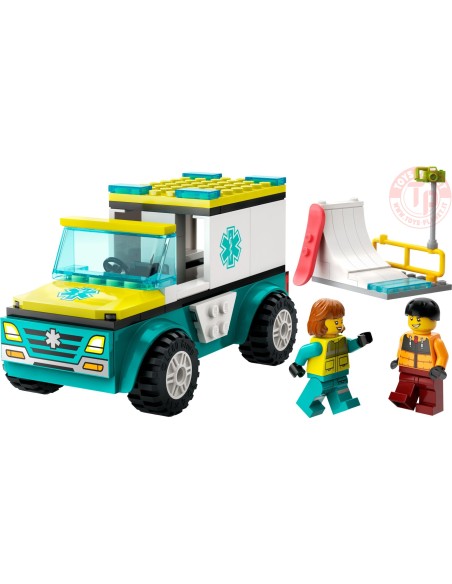 Ambulanza di emergenza e snowboarder LEGO CITY 60403 LEGO Ambulanza di emergenza e snowboarder LEGO CITY 60403 LEGO