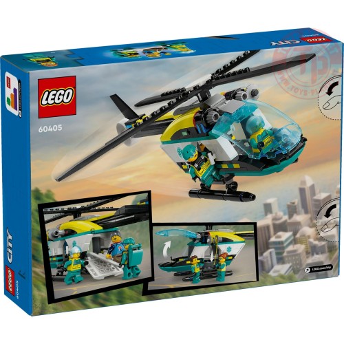 Elicottero di soccorso di emergenza LEGO CITY 60405 LEGO