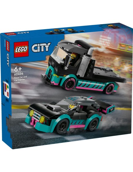 Auto da corsa e trasportatore LEGO CITY 60406 LEGO
