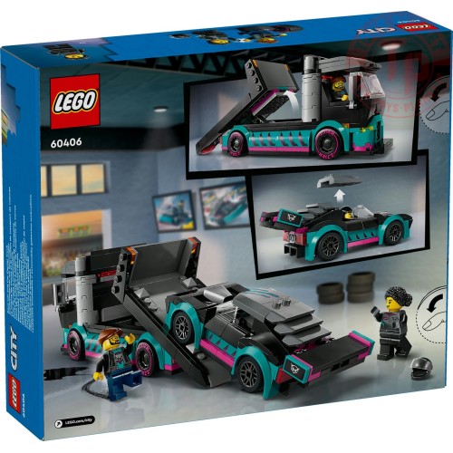 Auto da corsa e trasportatore LEGO CITY 60406 LEGO