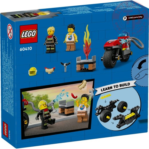 Motocicletta dei pompieri LEGO CITY 60410 LEGO