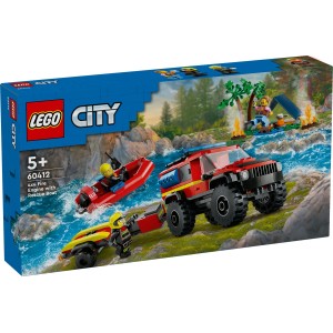 Fuoristrada antincendio e gommone di salvataggio LEGO CITY 60412 LEGO