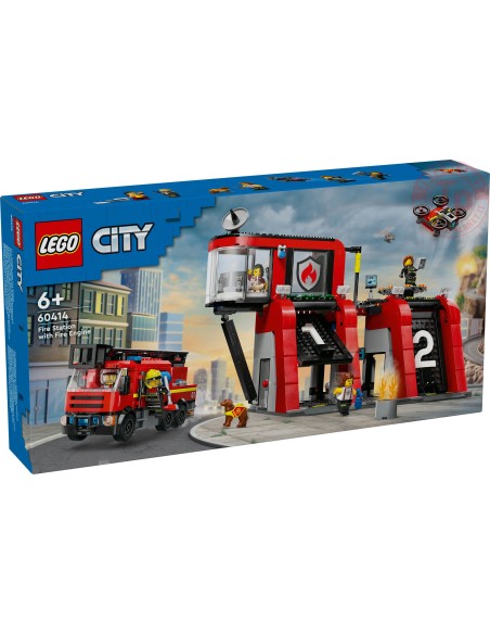 Caserma dei pompieri e autopompa LEGO CITY 60414 LEGO