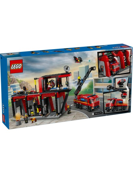 Caserma dei pompieri e autopompa LEGO CITY 60414 LEGO
