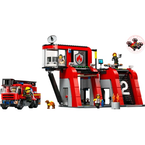 Caserma dei pompieri e autopompa LEGO CITY 60414 LEGO