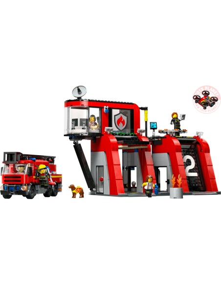Caserma dei pompieri e autopompa LEGO CITY 60414 LEGO