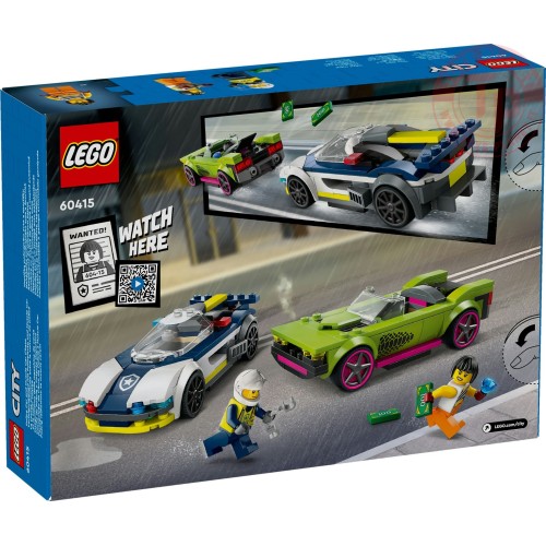 Inseguimento della macchina da corsa LEGO CITY 60415 LEGO