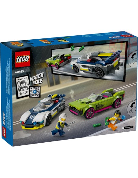 Inseguimento della macchina da corsa LEGO CITY 60415 LEGO