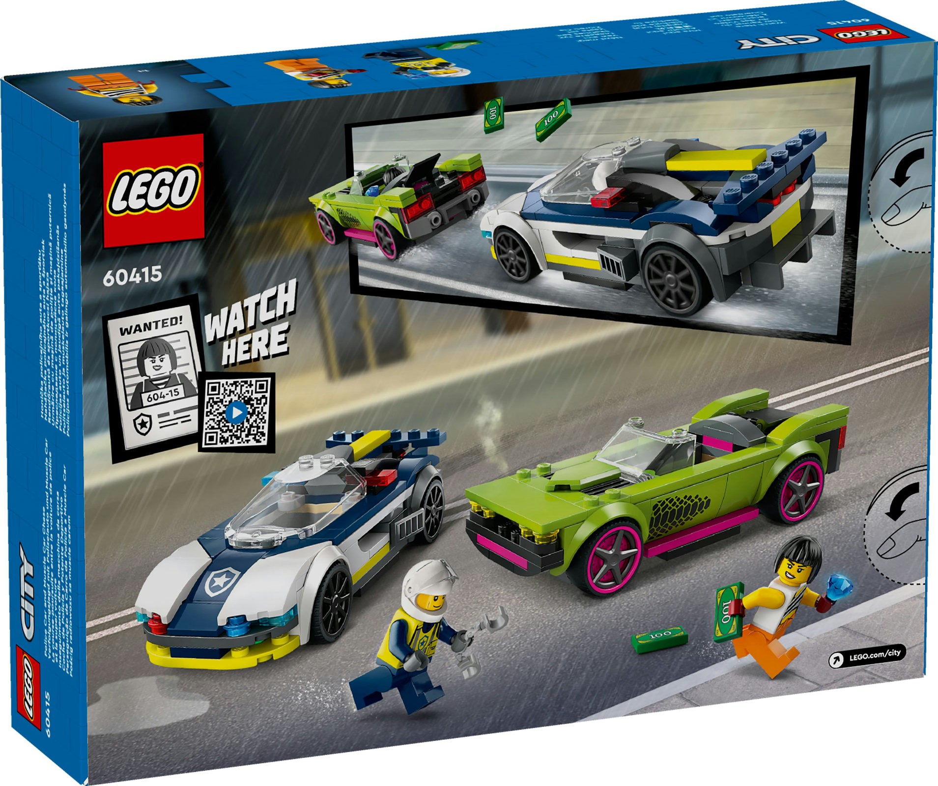 ノア LEGO CITY 60415 Inseguimento della macchina da corsa 19,99 € LEGO