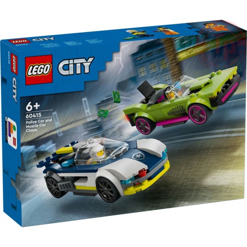 Inseguimento della macchina da corsa LEGO CITY 60415 LEGO