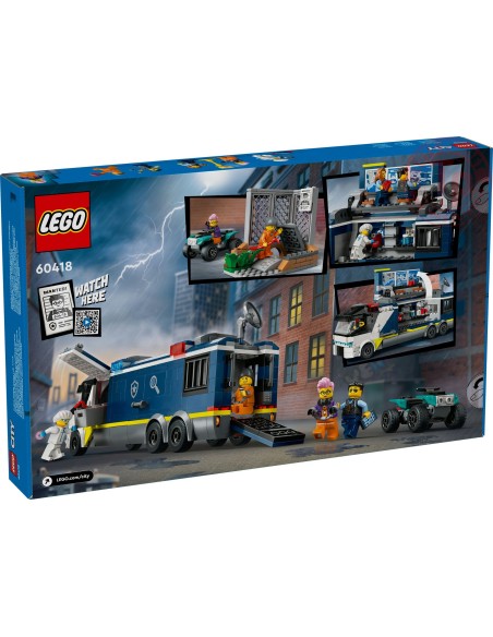 Camion laboratorio mobile della polizia LEGO CITY 60418 LEGO Camion laboratorio mobile della polizia LEGO CITY 60418 LEGO