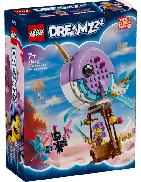La Mongolfiera-narvalo di Izzie LEGO DREAMZZZ 71472 LEGO