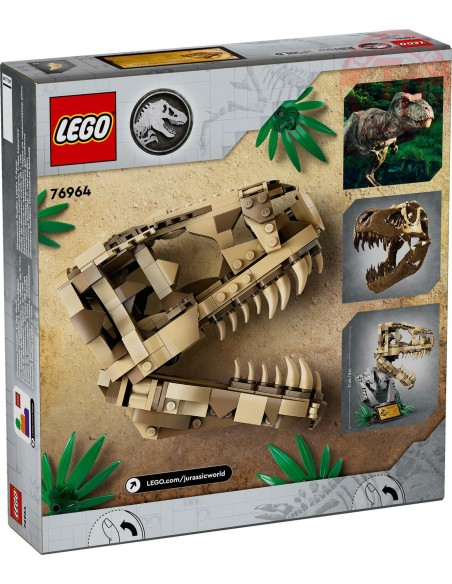 Fossili di dinosauro: Teschio di T.rex LEGO JURASSIC WORLD 76964 LEGO