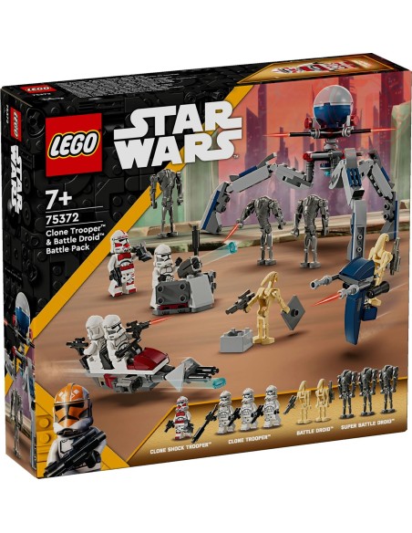 Battle PACK Clone Trooper e Battle Droid LEGO STAR WARS 75372 LEGO