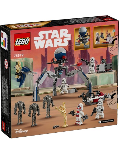 Battle PACK Clone Trooper e Battle Droid LEGO STAR WARS 75372 LEGO