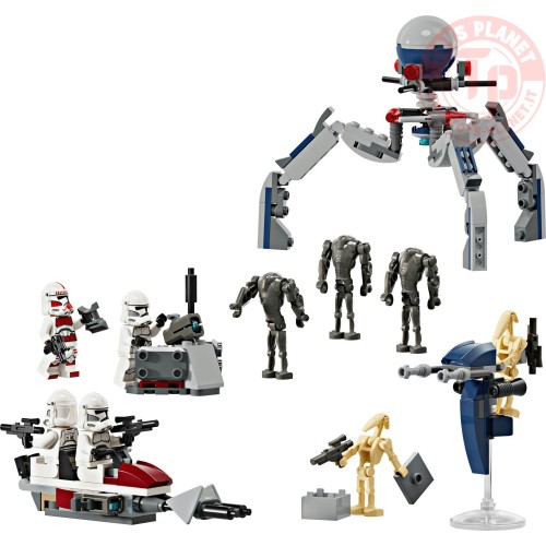 Battle PACK Clone Trooper e Battle Droid LEGO STAR WARS 75372 LEGO