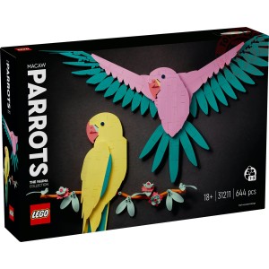Collezione animali – Pappagalli ara LEGO ART 31211 LEGO