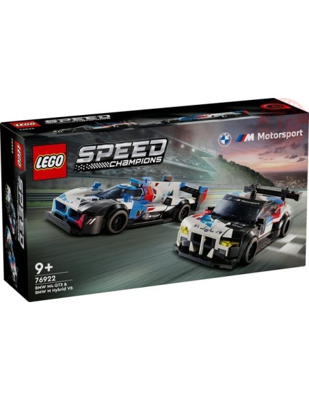 Auto da corsa BMW M4 GT3 e BMW M Hybrid V8 LEGO SPEED CHAMPIONS 76922 LEGO