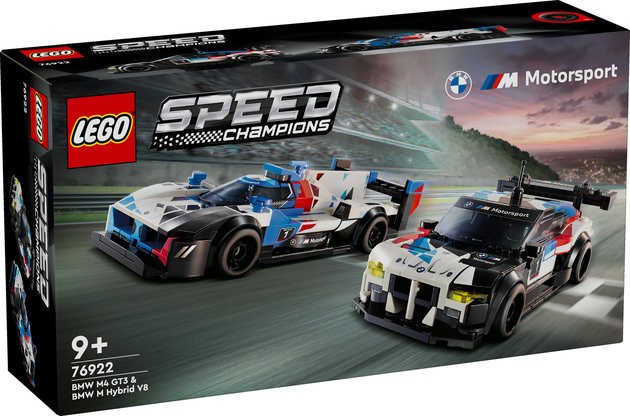 LEGO SPEED CHAMPIONS 76922 Auto da corsa BMW M4 GT3 e BMW M Hybrid