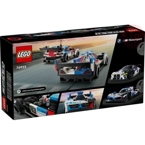 Auto da corsa BMW M4 GT3 e BMW M Hybrid V8 LEGO SPEED CHAMPIONS 76922 LEGO