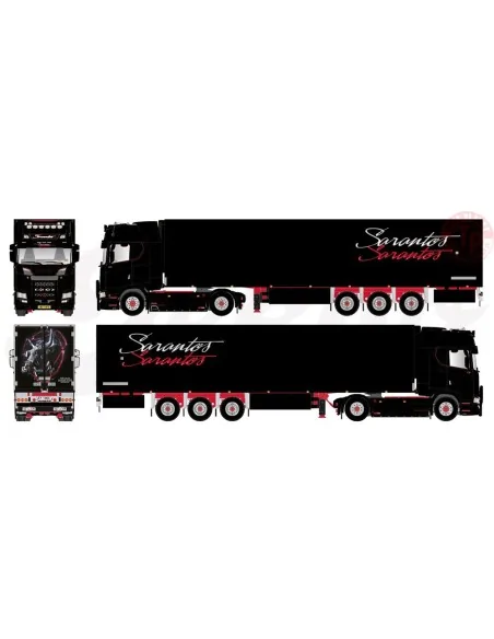 Scania S-serie Highline met koeloplegger Sarantos TEKNO 73952 TEKNO Scania S-serie Highline met koeloplegger Sarantos TEKNO 73952 TEKNO