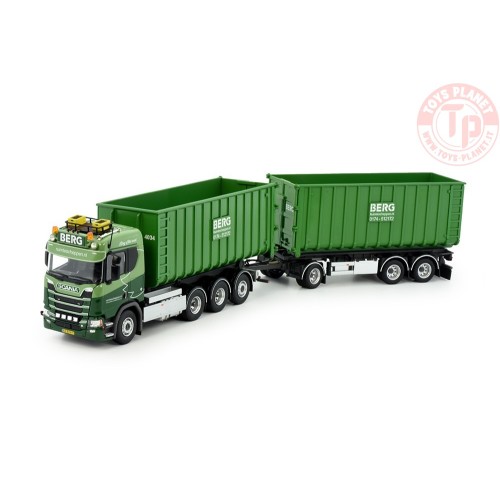 Scania Next Gen R530-V8 motorwagen haakarm met aanhanger Berg TEKNO 84912 TEKNO