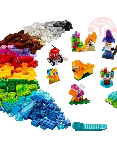 Mattoncini trasparenti creativi LEGO CLASSIC 11013 LEGO