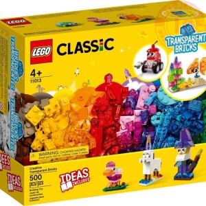 Mattoncini trasparenti creativi LEGO CLASSIC 11013 LEGO
