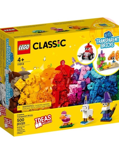 Mattoncini trasparenti creativi LEGO CLASSIC 11013 LEGO