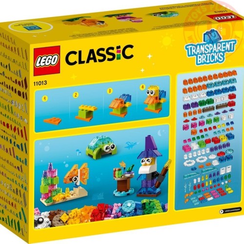 Mattoncini trasparenti creativi LEGO CLASSIC 11013 LEGO
