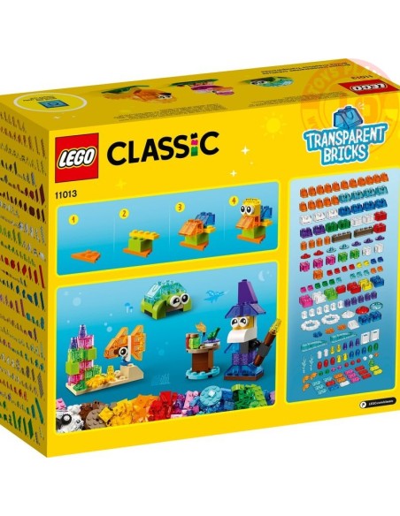 Mattoncini trasparenti creativi LEGO CLASSIC 11013 LEGO