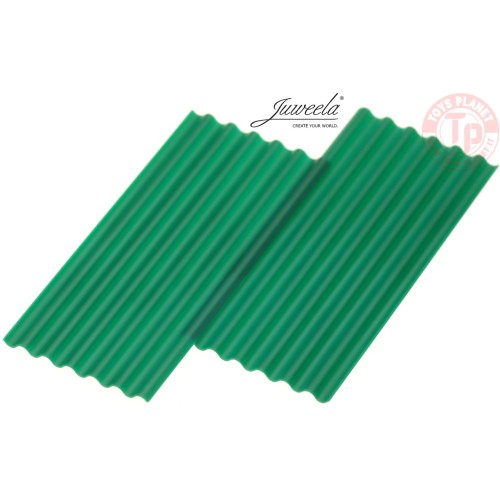Lamiere ondulate colore verde 30 pezzi 1:32/1:35 JUWEELA 23257 JUWEELA