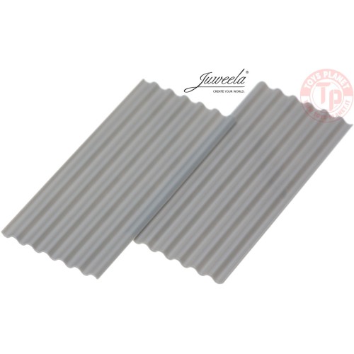Lamiere ondulate colore grigio 30 pezzi 1:32/1:35 JUWEELA 23259 JUWEELA