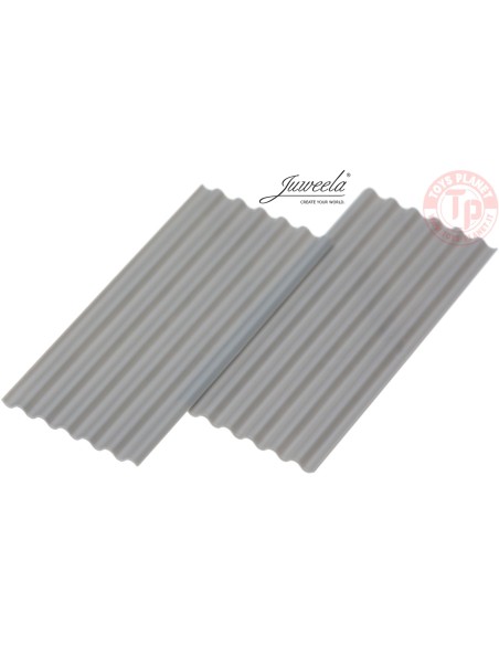 Lamiere ondulate colore grigio 30 pezzi 1:32/1:35 JUWEELA 23259 JUWEELA