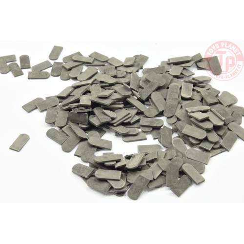Tegola Piatta Coda di Castoro Antracite 1500 pezzi 1:32/1:35 JUWEELA 23348 JUWEELA