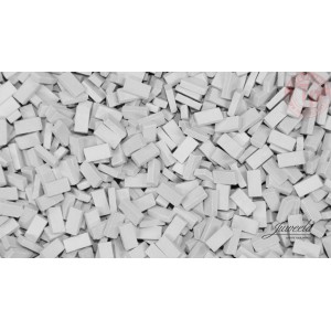 mattoncini grigio chiaro 2000 pezzi 1:48/1:50 JUWEELA 24009 JUWEELA
