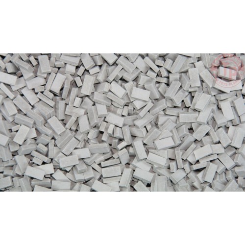 MATTONI GRIGIO SCURO 2000 PEZZI 1:48/1:50 JUWEELA 24014 JUWEELA