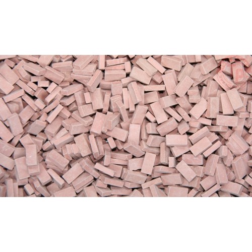 MATTONI rosso medio 1000 pezzi 1:48/1:50 JUWEELA 24023 JUWEELA
