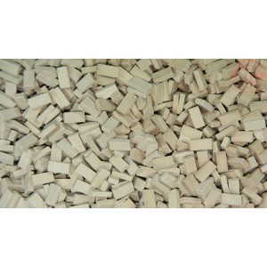 Mattoni beige scuro semplice 2000 pezzi 1:48/1:50 JUWEELA 24049 JUWEELA