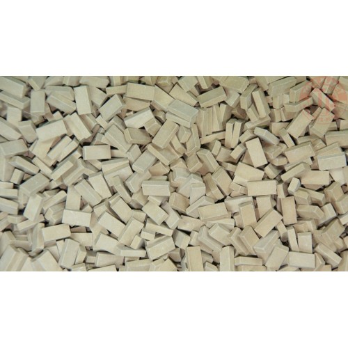 Mattoni beige scuro semplice 2000 pezzi 1:48/1:50 JUWEELA 24049 JUWEELA