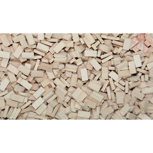 mattoni cotto chiaro semplice 2000 pezzi 1:48/1:50 JUWELLA 24059 JUWEELA