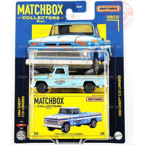 1964 CHEVY C10 LONGBED 1/64 MATCHBOX HFL83 MATCHBOX