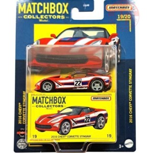 2016 CHEVY CORVETTE STINGRAY 1/64 MATCHBOX HFL98 MATCHBOX