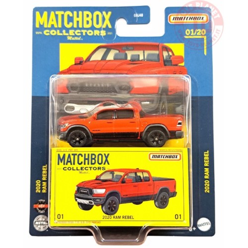 2020 RAM REBEL 1/64 MATCHBOX HFL75 MATCHBOX