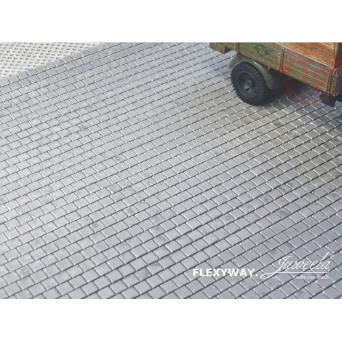 PIASTRE DA PASSEGGIO 20X20 GRIGIO SCURO FOGLI 1:45/1:50 JUWEELA 24182 JUWEELA